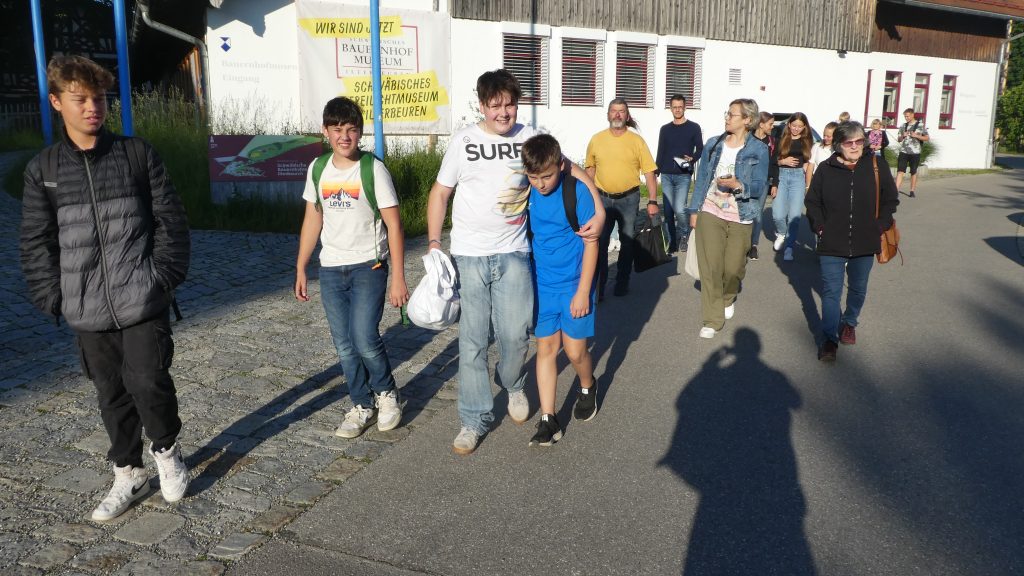 auf dem Heimweg